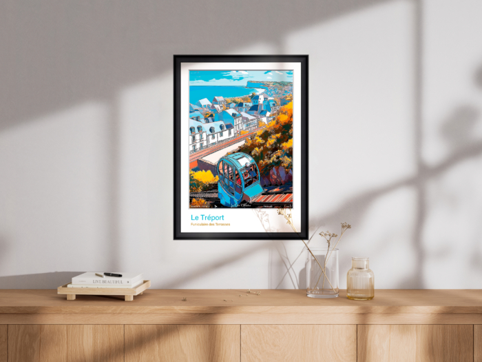 Affiche Funiculaire des Terrasses - Le Tréport – Image 4