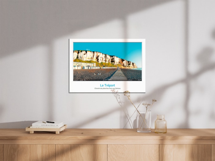 Affiche Le Tréport - Chemin de planches face aux falaises – Image 6