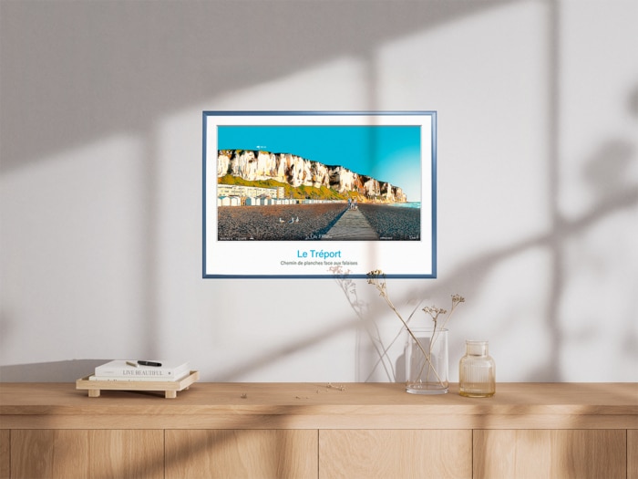 Affiche Le Tréport - Chemin de planches face aux falaises – Image 7