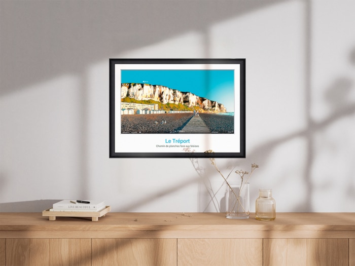 Affiche Le Tréport - Chemin de planches face aux falaises – Image 5