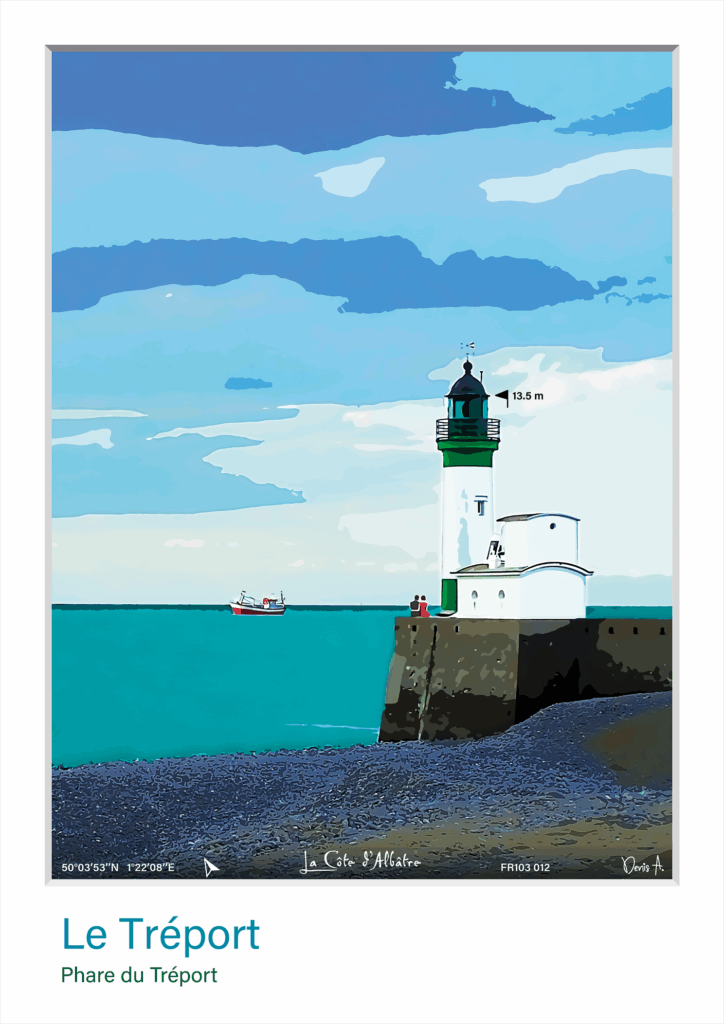 Affiche Le Treport Phare du Treport FR103 012 1