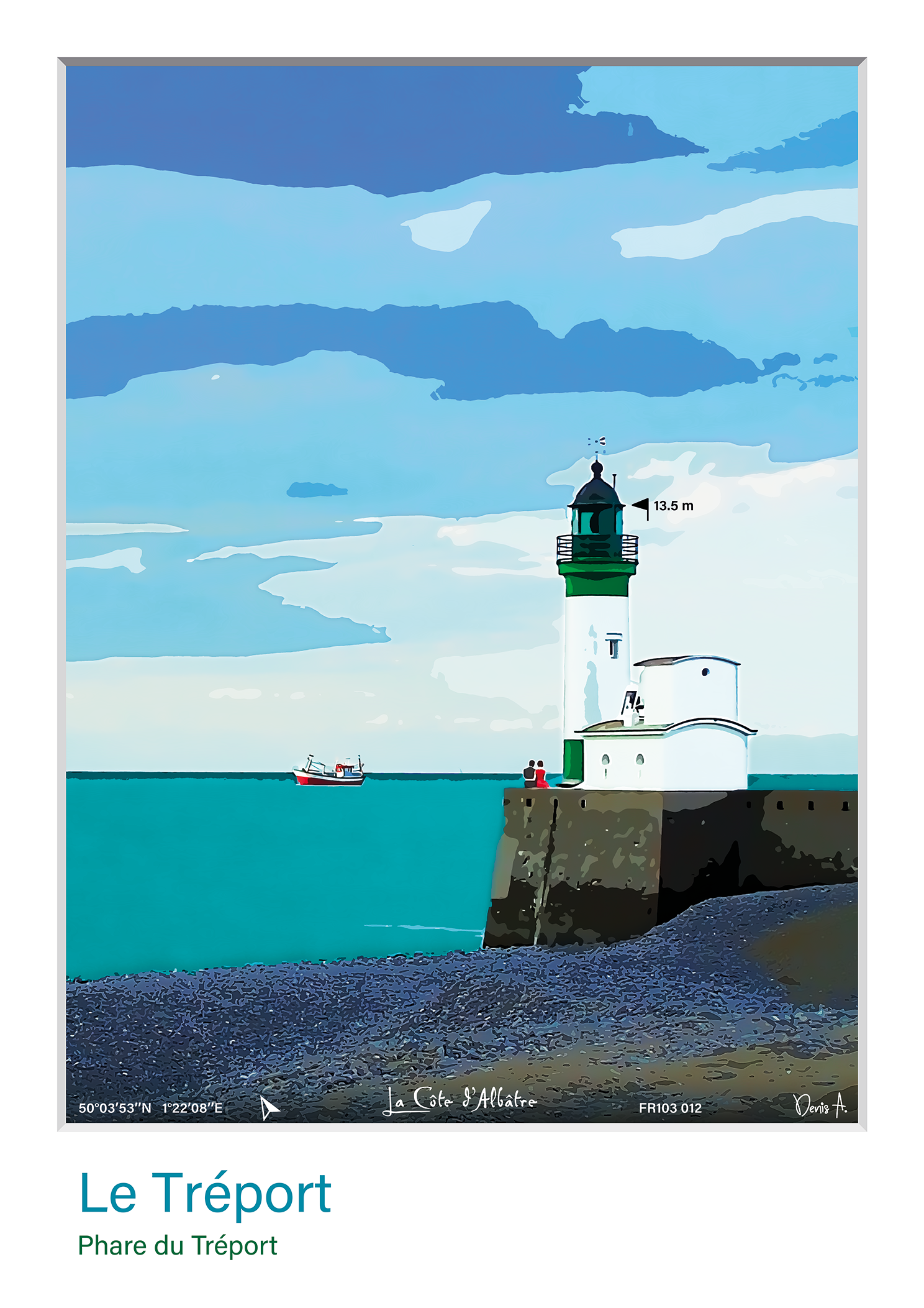 Affiche Le Treport Phare du Treport FR103 012 1