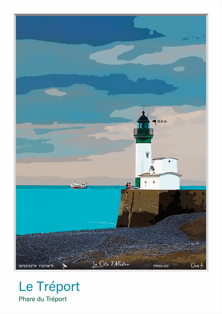 Affiche Le Treport Phare du Treport FR103 012 2