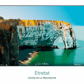 Affiche Etretat - Arche de La Manneporte