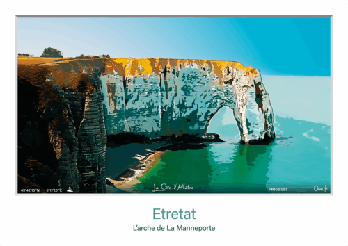 Affiche Etretat larche de La Manneporte FR103 051 1