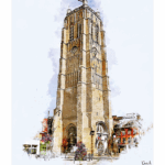 Affiche Beffroi Saint-Eloi - Dunkerque, Place du Beffroi