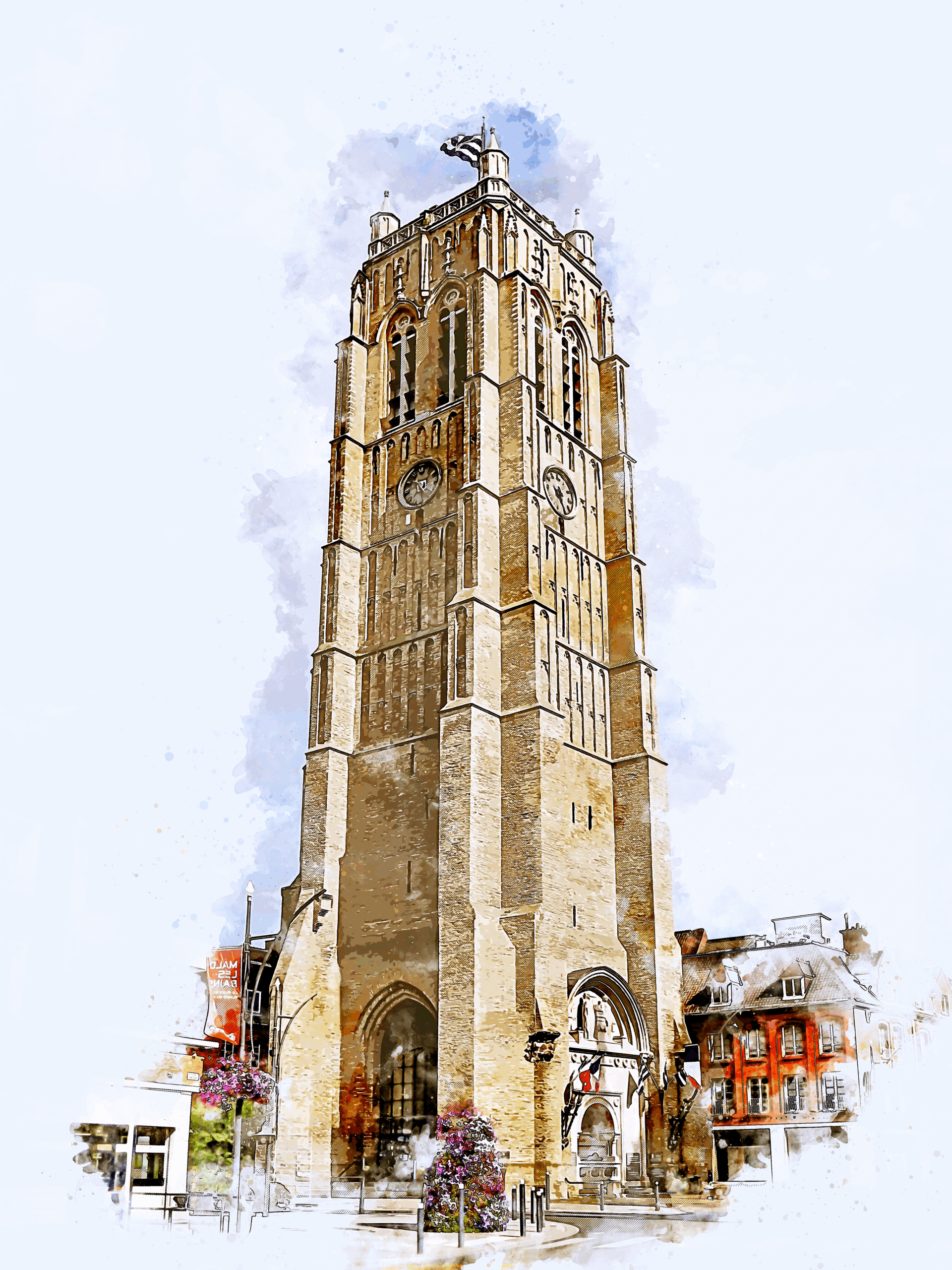 FLY TO Travel 31 FR101 023 T Archi Poster scaled