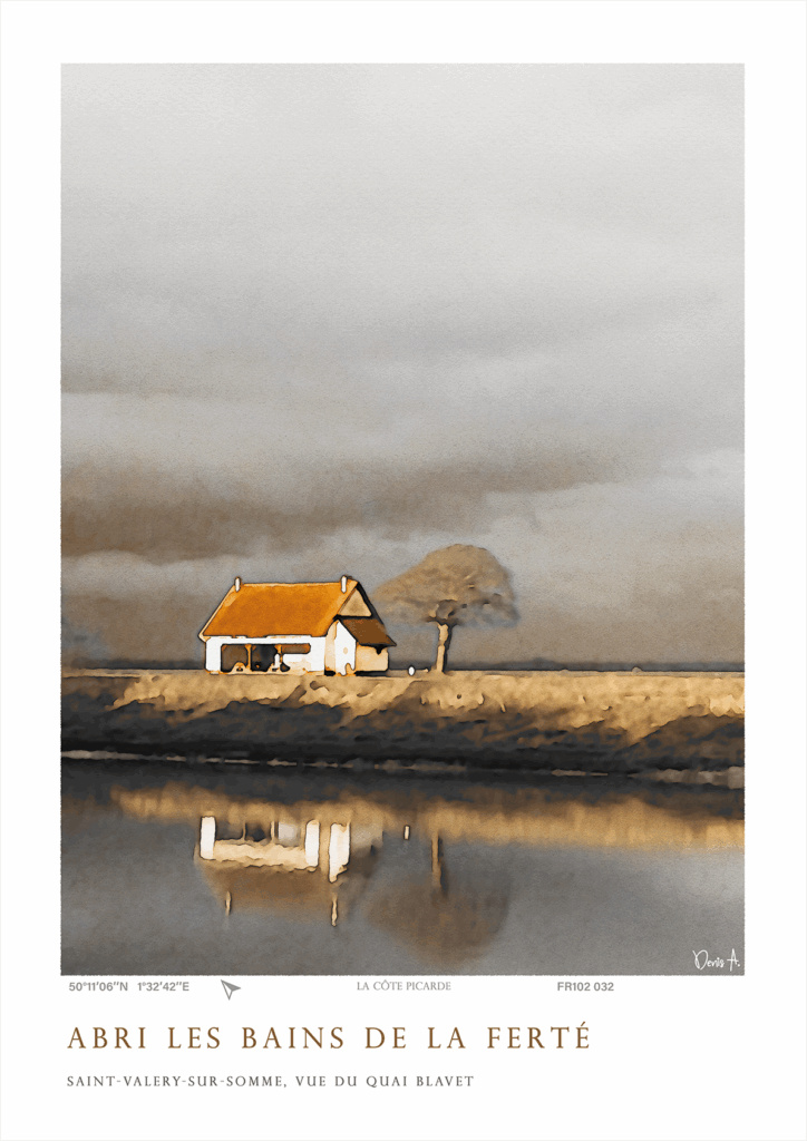 Affiche Abri les Bains de la Ferte Saint Valery sur Somme FR102 032