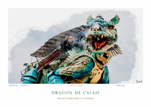 Affiche Dragon de Calais - Balade entre rêve et légende 6 Affiche Dragon de Calais Balade entre reve et legende FR101 032 1