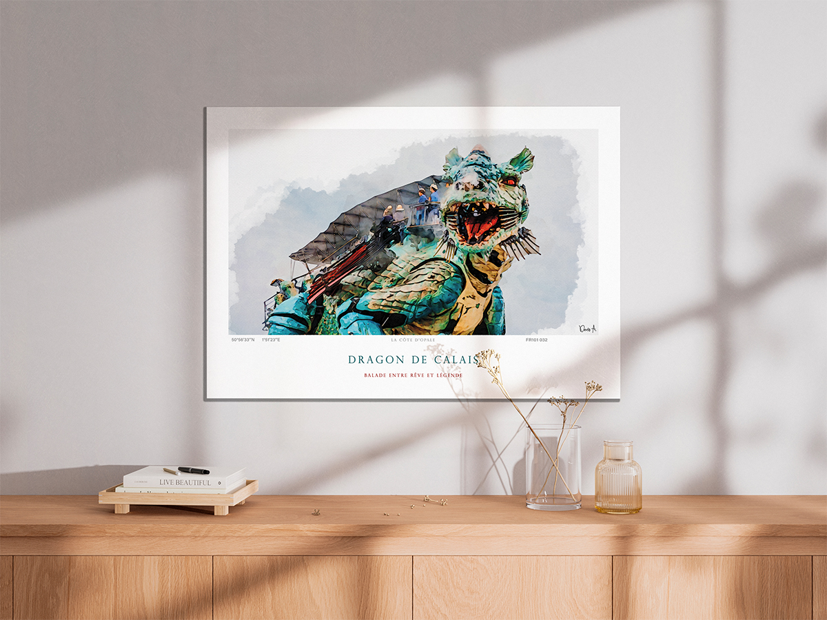 Affiche Dragon de Calais - Balade entre rêve et légende 3 Affiche Dragon de Calais - Balade entre rêve et légende – Image 3