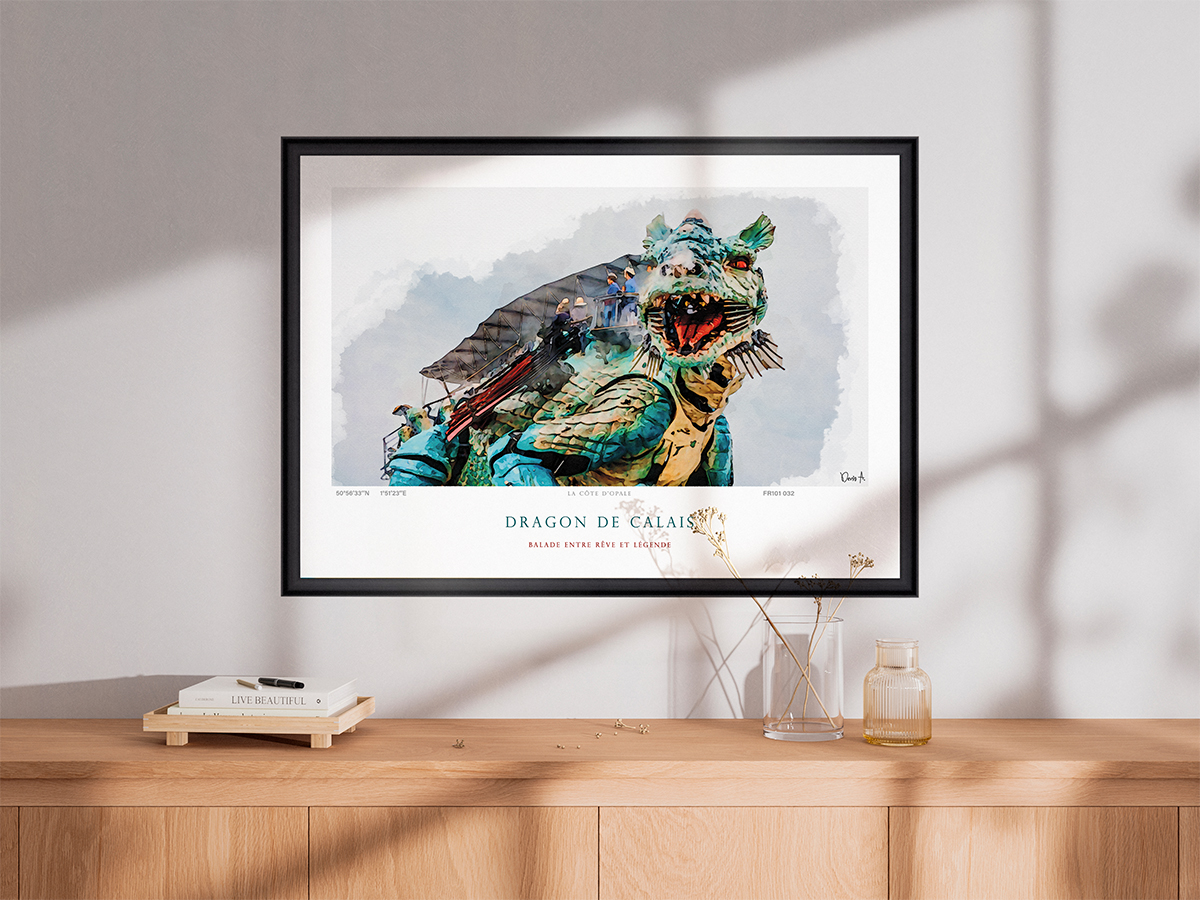 Affiche Dragon de Calais - Balade entre rêve et légende 2 Affiche Dragon de Calais - Balade entre rêve et légende – Image 2