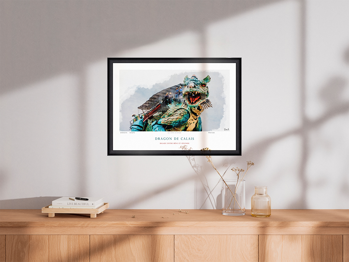 Affiche Dragon de Calais - Balade entre rêve et légende 4 Affiche Dragon de Calais - Balade entre rêve et légende – Image 4