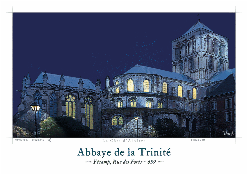 Affiche Abbaye de la Trinite Fecamp FR103 040