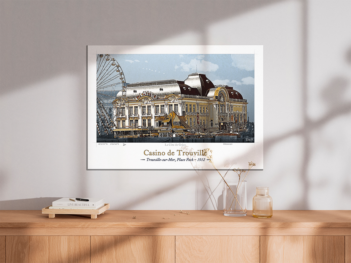 Affiche Casino de Trouville - Trouville-sur-Mer 3 Affiche Casino de Trouville - Trouville-sur-Mer – Image 3