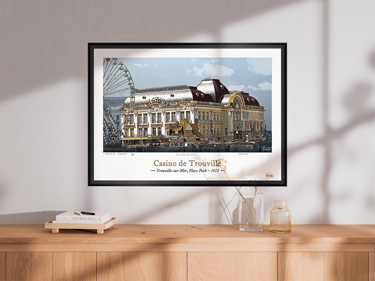 Affiche Casino de Trouville - Trouville-sur-Mer 2 Affiche Casino de Trouville - Trouville-sur-Mer – Image 2