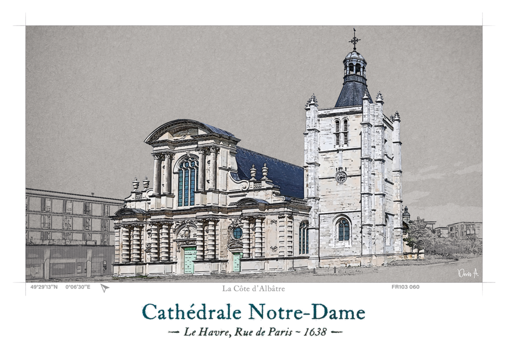 Affiche Cathedrale Notre Dame Le Havre FR103 060