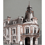 Affiche Trouville-sur-Mer - Hôtel de Ville
