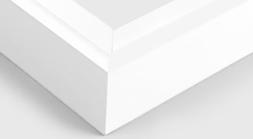 Toile encadrée blanc