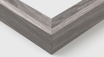 Toile encadrée bois gris Premium