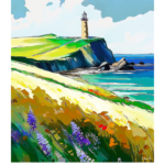Affiche Cap Gris-Nez Illustration Le Phare