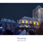 Affiche Fécamp Architecture Abbaye de la Trinité