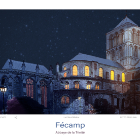 Affiche Fécamp Architecture Abbaye de la Trinité