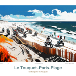 Affiche Le Touquet-Paris-Plage Illustration Enduropale du Touquet