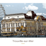 Affiche Trouville-sur-Mer Architecture Casino