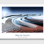 Toile Baie de Canche Illustration Embouchure de la Canche