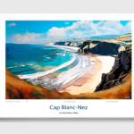 Toile Cap Blanc-Nez Illustration Le Petit Blanc-Nez