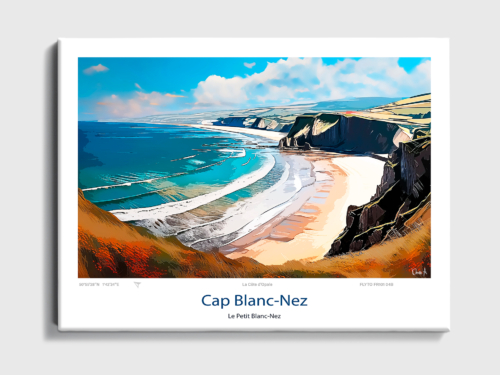 Toile Cap Blanc-Nez Illustration Le Petit Blanc-Nez 4 Toile Cap Blanc Nez Illustration Le Petit Blanc Nez FR101 04B T