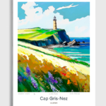 Toile Cap Gris-Nez Illustration Le Phare
