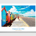 Toile Cayeux-sur-Mer Illustration Chemin de planches