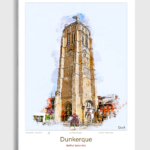 Toile Dunkerque Architecture Beffroi Saint-Eloi