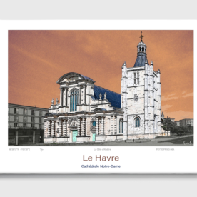 Toile Le Havre Architecture Cathédrale Notre-Dame