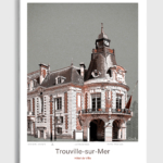 Toile Trouville-sur-Mer Architecture Hôtel de Ville