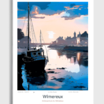 Toile Wimereux Illustration Embouchure du Wimereux